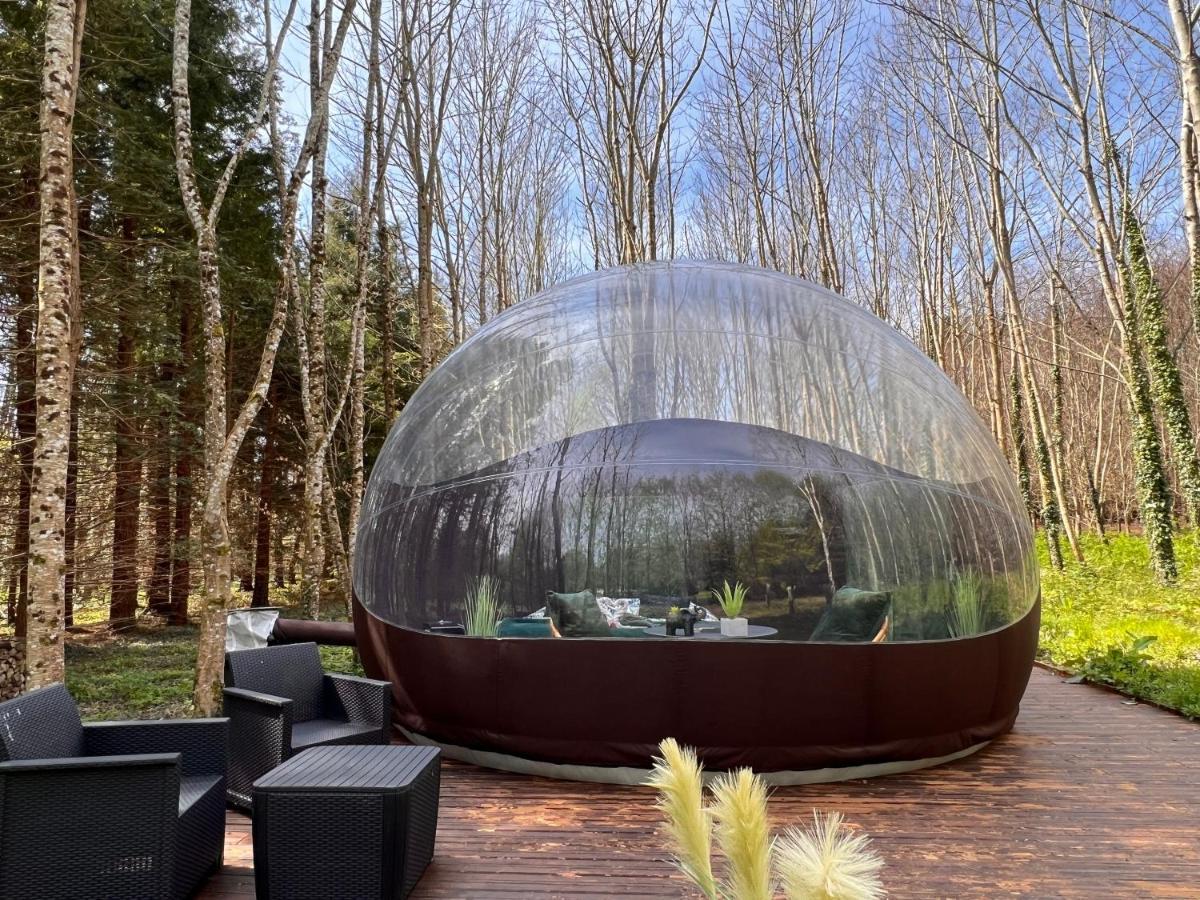 Logement Insolite "Bubble Jungle" Saint-Evarzec Экстерьер фото